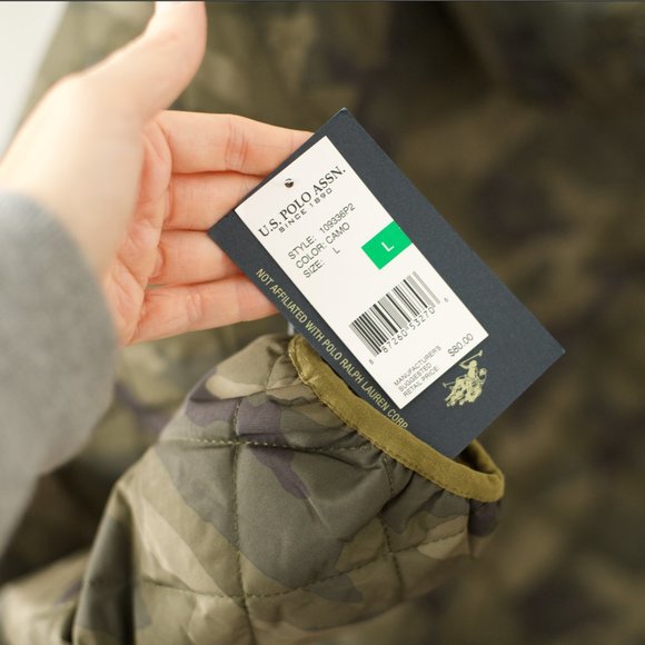 U.S. Polo Assn. | Hooded Camo Coat - Picture 13 of 13